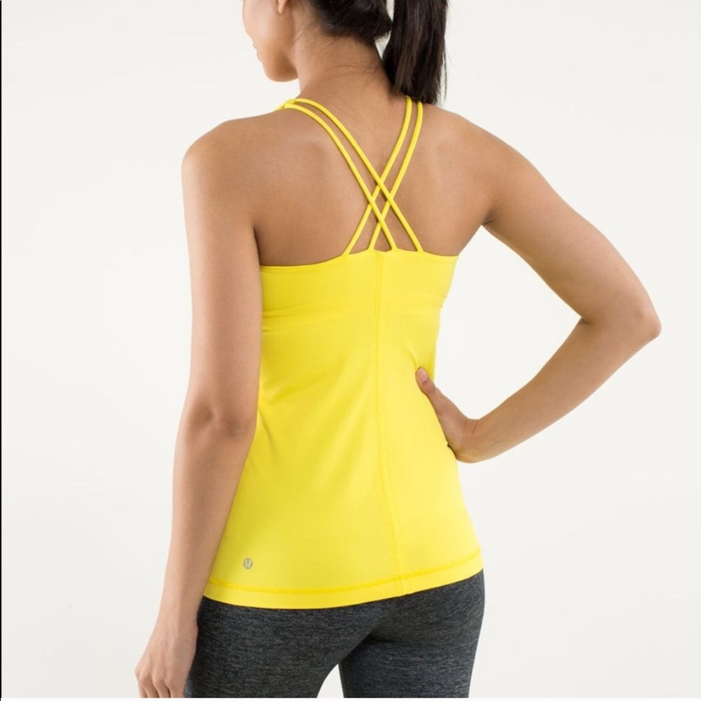 Lululemon yellow top